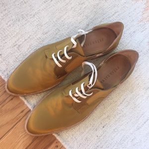 Freda Salvador, Gold Satin Oxford